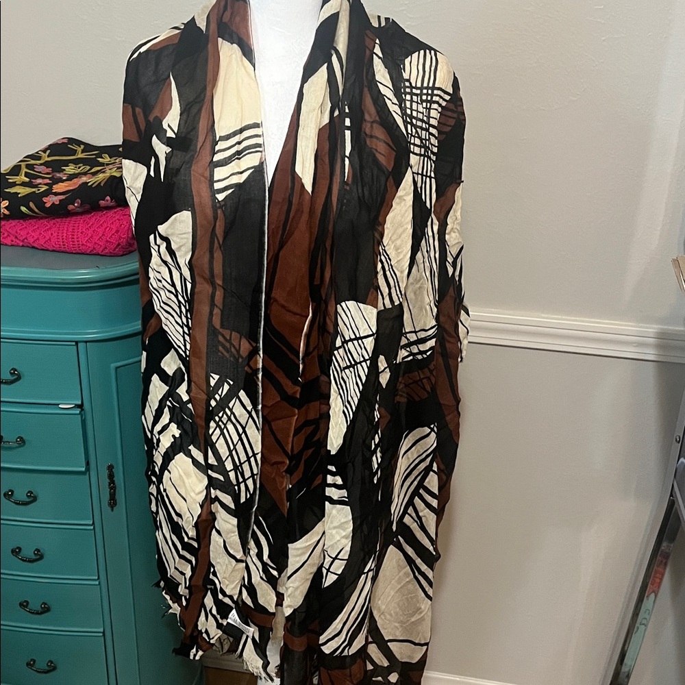 Abstract Patterned Scarf - image 1